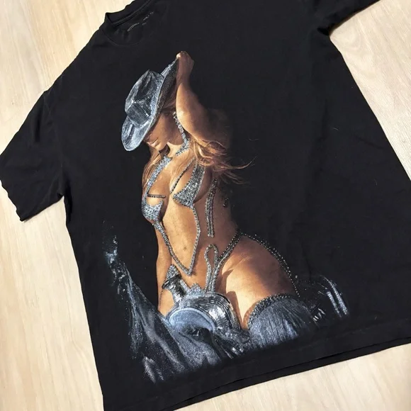 Beyonce Renaissance World Tour 2023 Graphic T-Shirt Official Merch Black Size XL - Picture 4 of 7